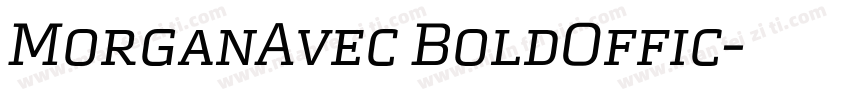 MorganAvec BoldOffic字体转换